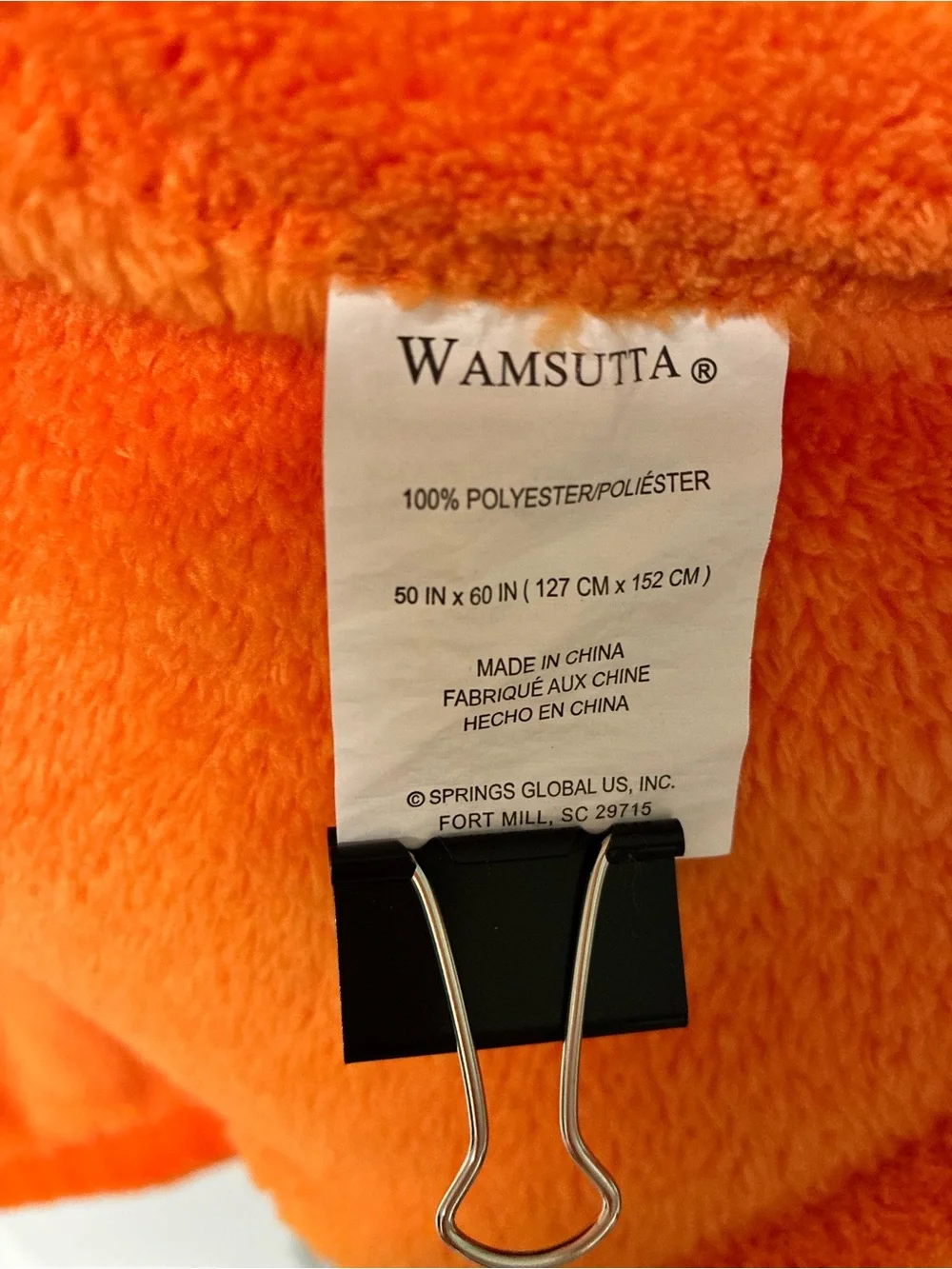Wamsutta mill sports blanket